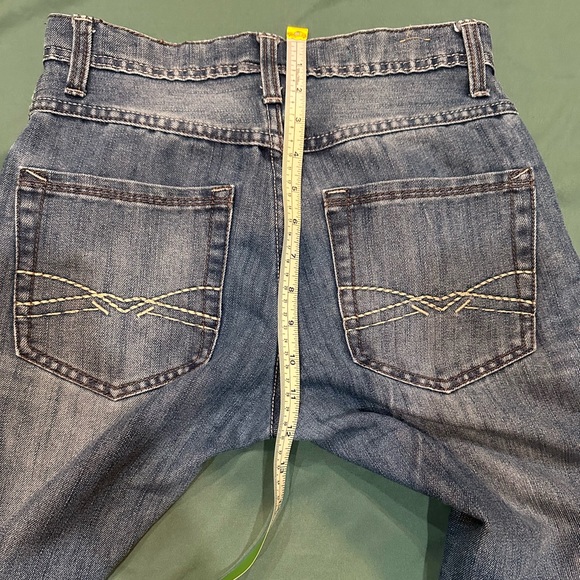 Red Camel blue jeans sz 16 Boys. Whiskered pattern, medium wash denim Adjustable - Picture 3 of 12
